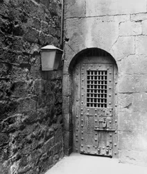Tür zum Newgate-Gefängnis